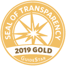 Guidestar 2019 Gold Seal of Transparency