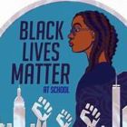 Black Lives Matter logo with a young black girl