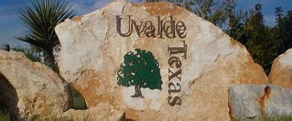 Uvalde Texas on a rock