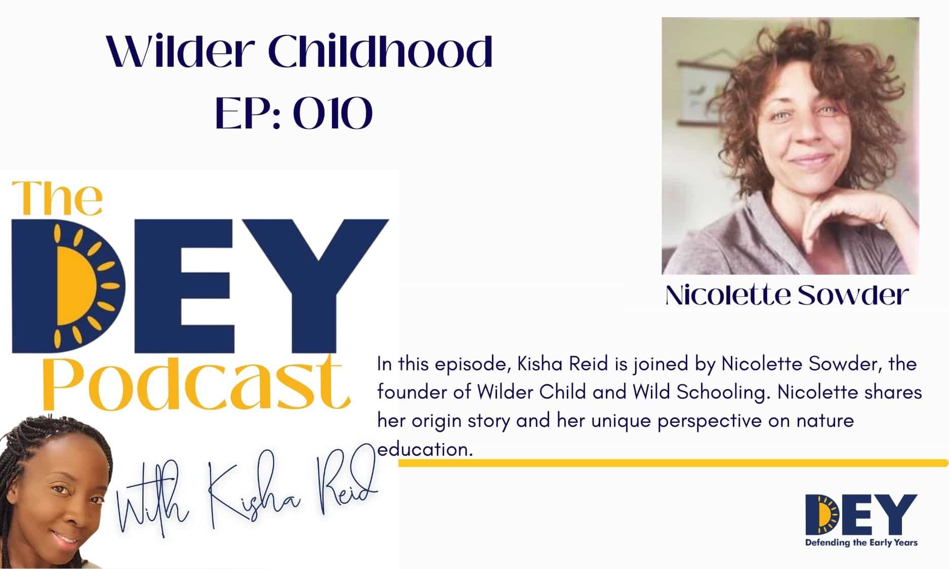 Episode 10 of the DEY Podcast with Kisha Reid promotional flyer