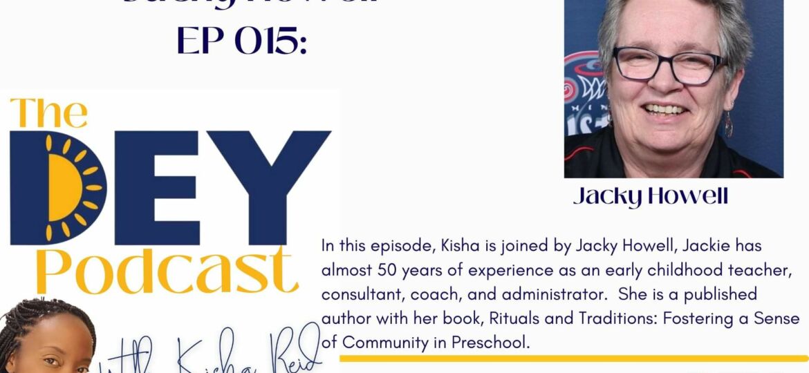 Episode 15 of the DEY Podcast with Kisha Reid promotional flyer