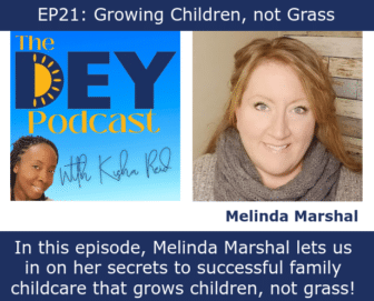 Episode 21 of the DEY Podcast with Kisha Reid promotional flyer