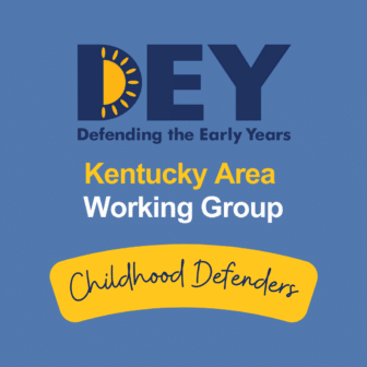 Kentucky area working group childhood defenders logo.
