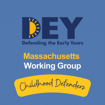 Massachusetts working group child defenders logo.