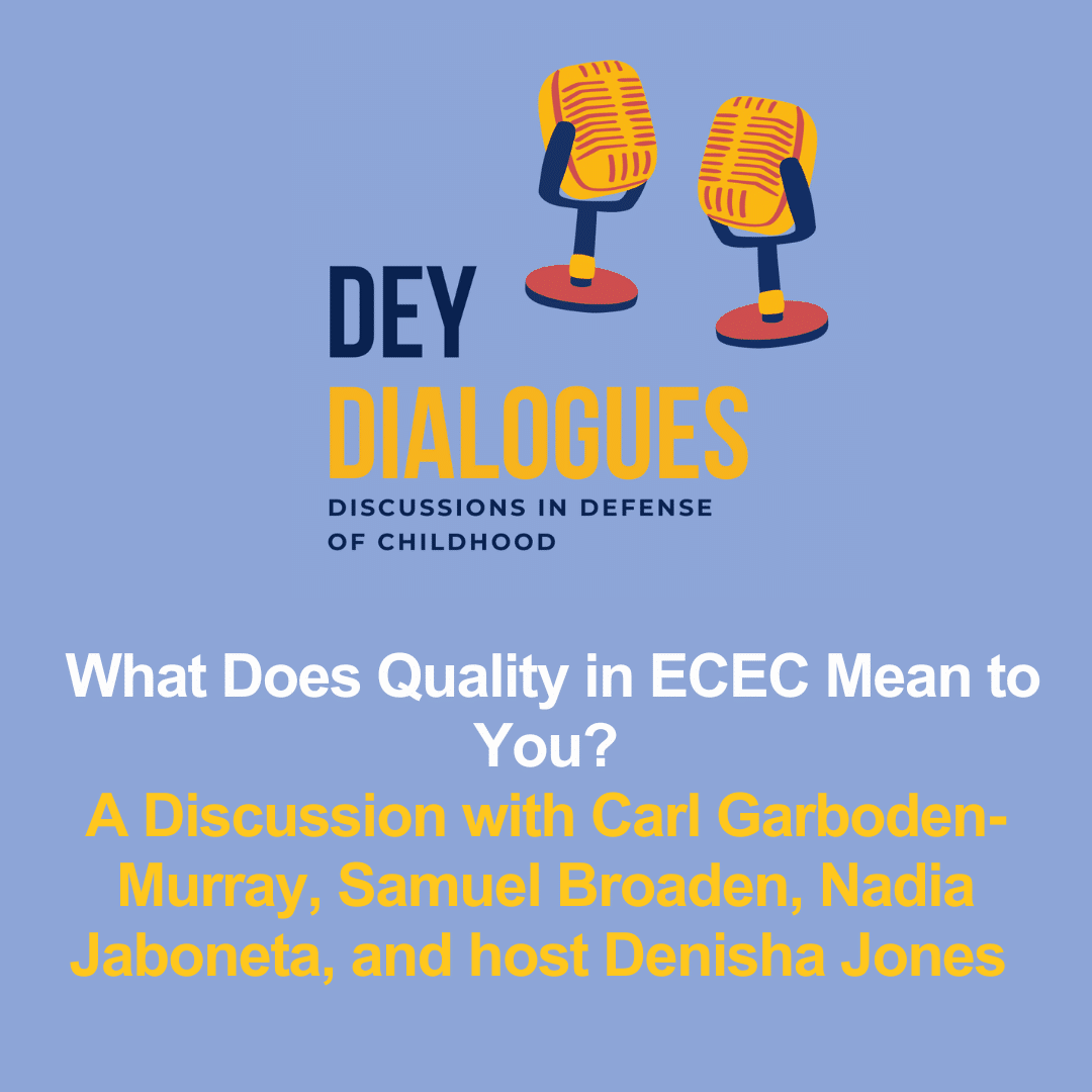 Podcast cover for DEY Dialogues: 